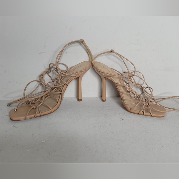 Schutz Heyde Leather Sandal SZ 10 - Picture 3 of 5